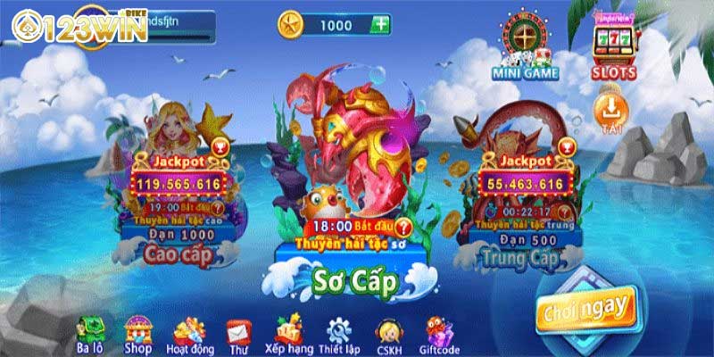 Các trò chơi có mặt tại cổng game